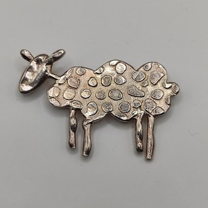Broche Biche De Bere – Argentée – Métal – Occasion – Bijou Fantaisie Animalier