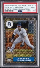 2022 TOPPS SILVER PACK 1987 CHROME PROMO #T87C18 SPENCER TORKELSON 177/199 PSA 9
