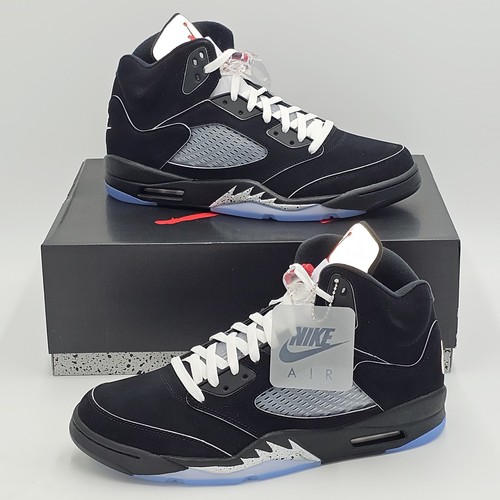 Size 10.5  |  Nike Air Jordan 5 Retro “Black Metallic Reimagined”
