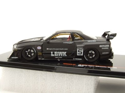 IXO 1/43 2020 LIBERTY WALK/LBWK LB-ER34 SUPER SILHOUETTE NISSAN