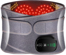 Lower Back Massager with Heat, Heating Pad for Back, Stomach Heating Pad, Waist 