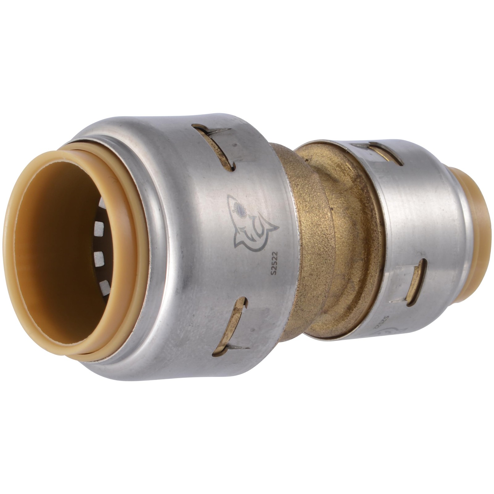 SharkBite Max 3/4" x 1/2" Reducing Coupling Push-to-Connect Brass Fitting UR058A
