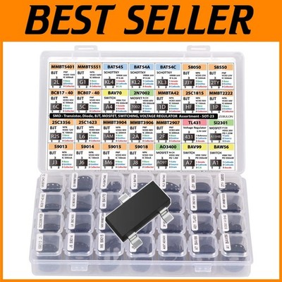 1400 pcs SMD Electronic Components Assortment