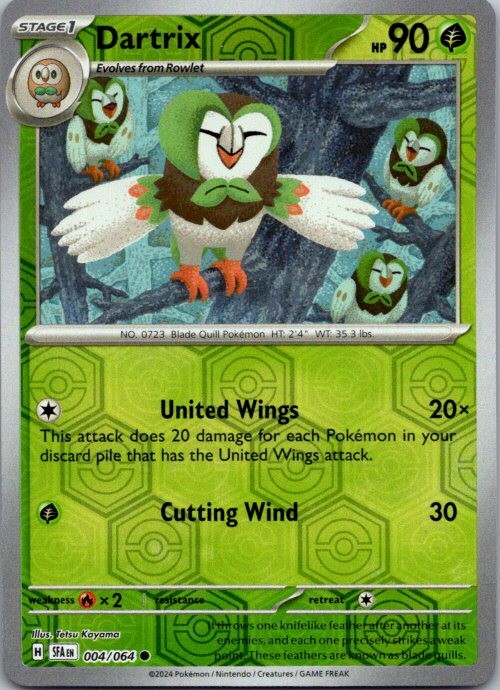 Dartrix SV: Shrouded Fable 004/064 NM Reverse Holo
