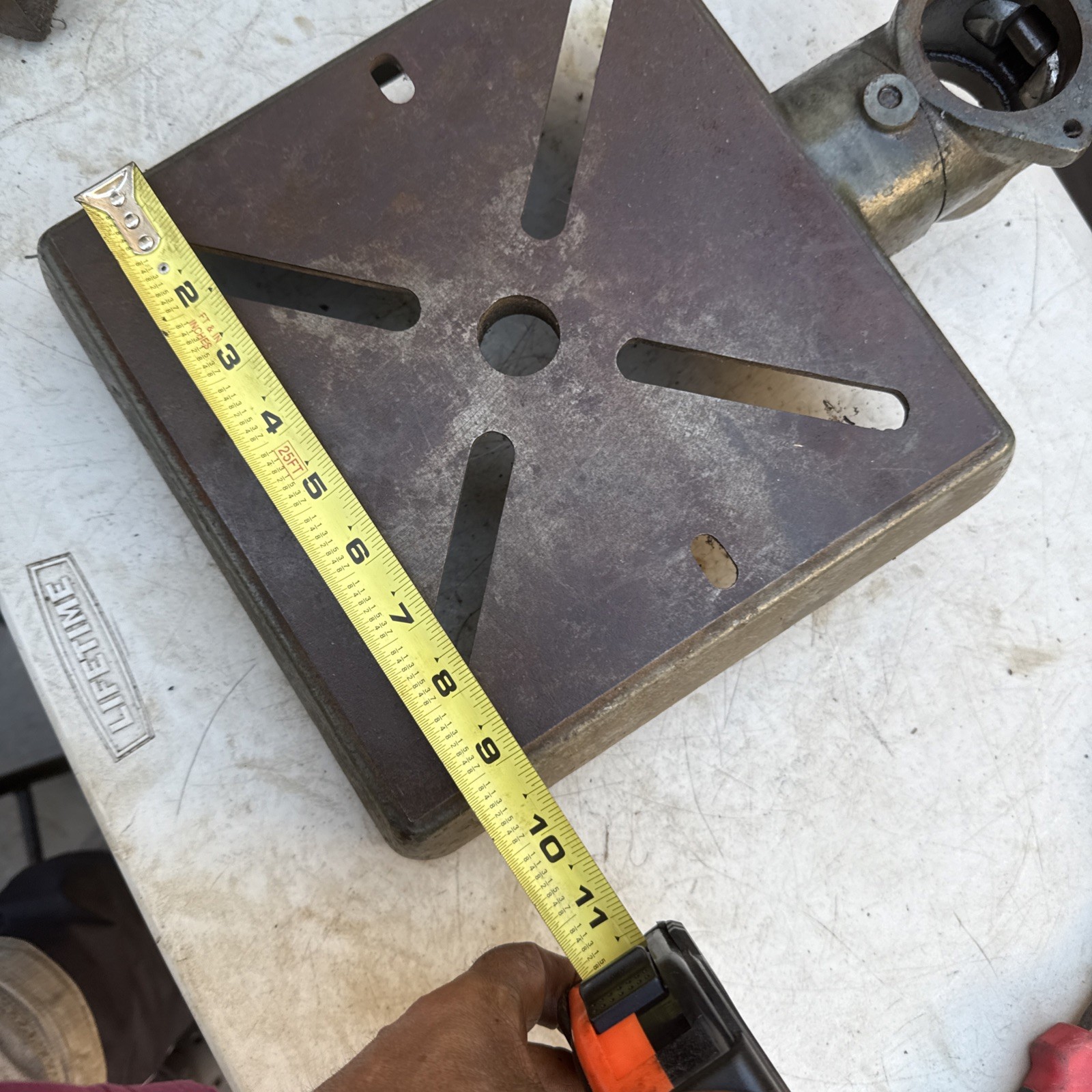 Sears Craftsman King-Seeley 13 1/2" Drill Press Tilting Table for 2 1/4” Colunm