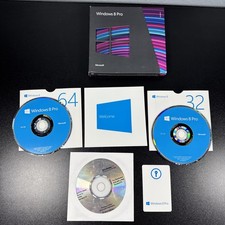 Microsoft Windows 8 Professional Full/Upgrade 32Bit  64Bit DVD MS