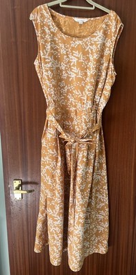 Seasalt  Belle  Organic Cotton Pocketed Belted Teadress Size 18