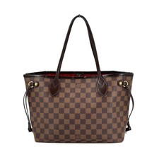Borsa a tracolla Louis Vuitton Neverfull PM Damier Ebene in tela N51109