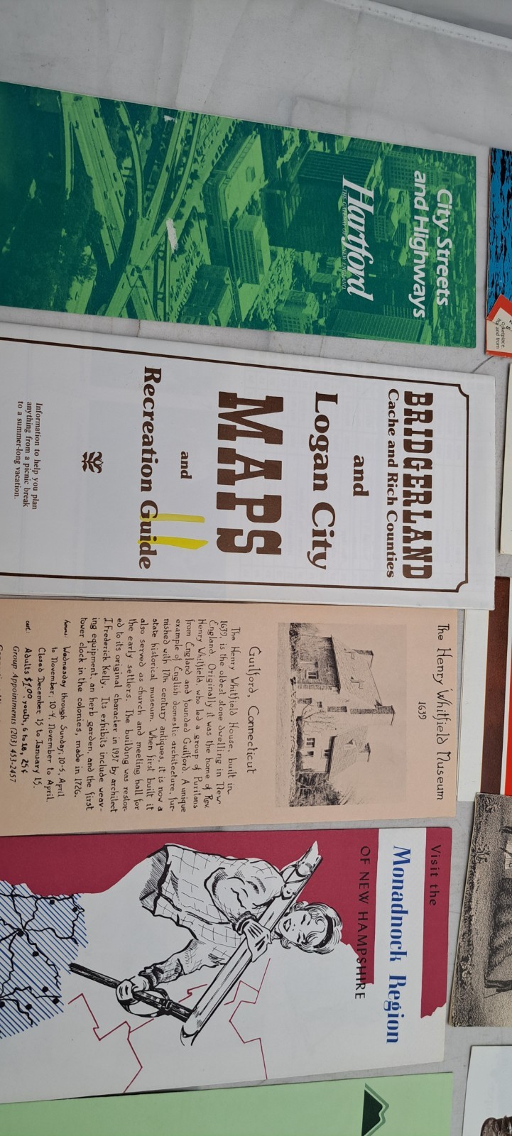 Lot of Vtg Travel Brochures Pamphlets Maps Seattle, Garden State Parkway, etc - second product detail image