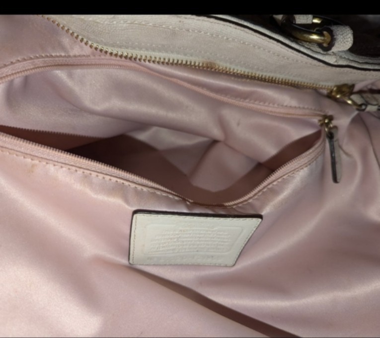 Authentic COACH ALEXANDRA Python STRAW TOTE BAG F… - image 7