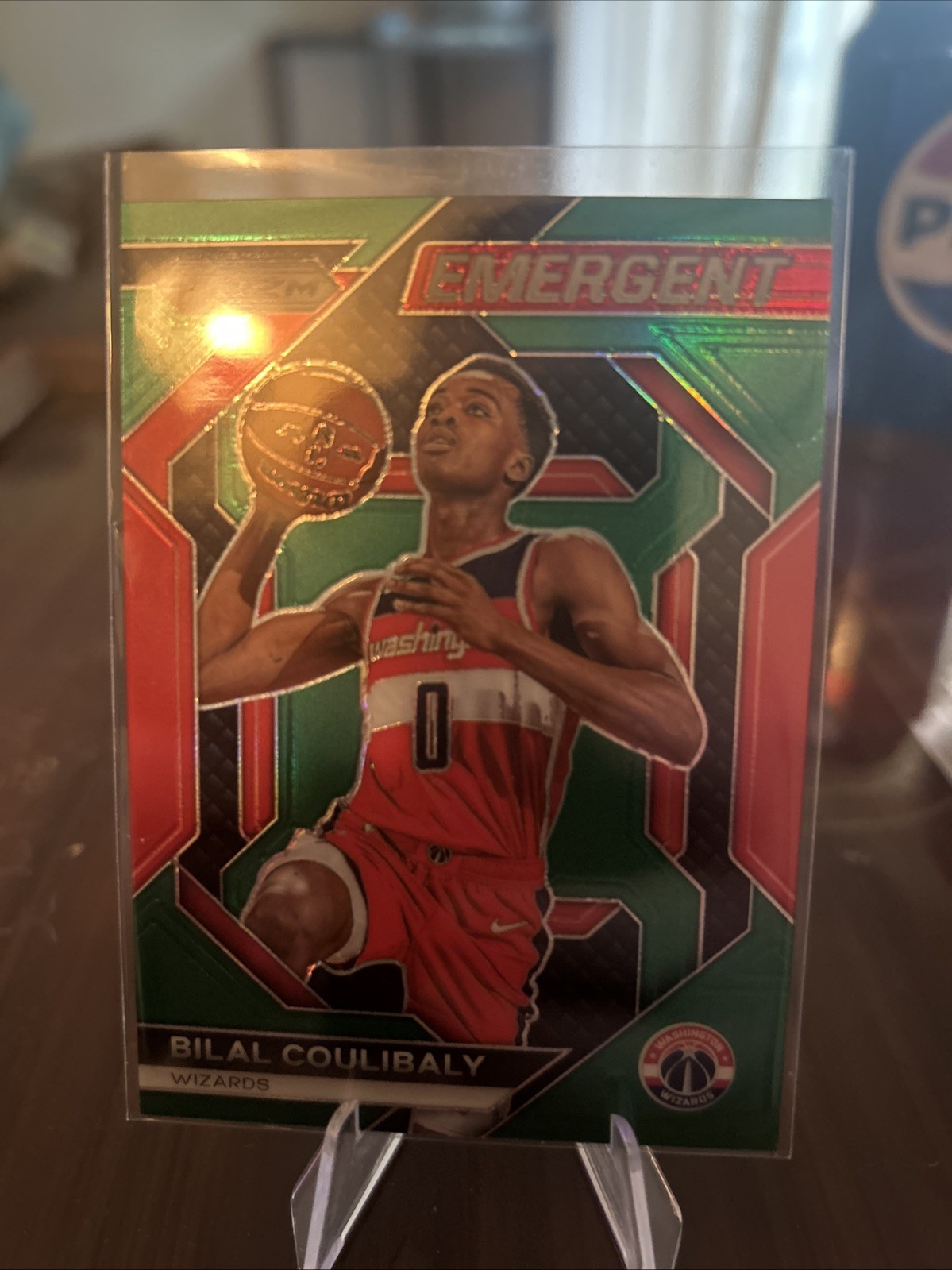 2023-24 Panini Prizm - Emergent Bilal Coulibaly #4 Green Prizm (RC)