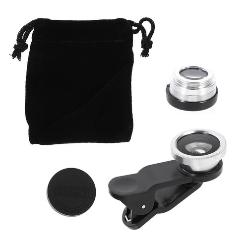2 Sets Fisheye Objektivset Aufsteckbares Telefonkameraobjektiv Mobiles - 第 8/12 張圖片