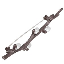 Spilla fiore di prugna spilla colletto abito sciarpa decorazione