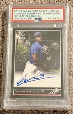 2018 Leaf Ultimate Draft - 92 Black Gold Auto Vladimir Guerrero Jr PSA DNA CERT