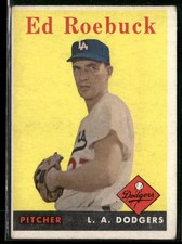 1958 Topps - Ed Roebuck #435 ~ VG ~