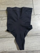 SHAPELLX Shapewear Tummy Control Seamless High Waisted Thong Underwear Sz XS/S