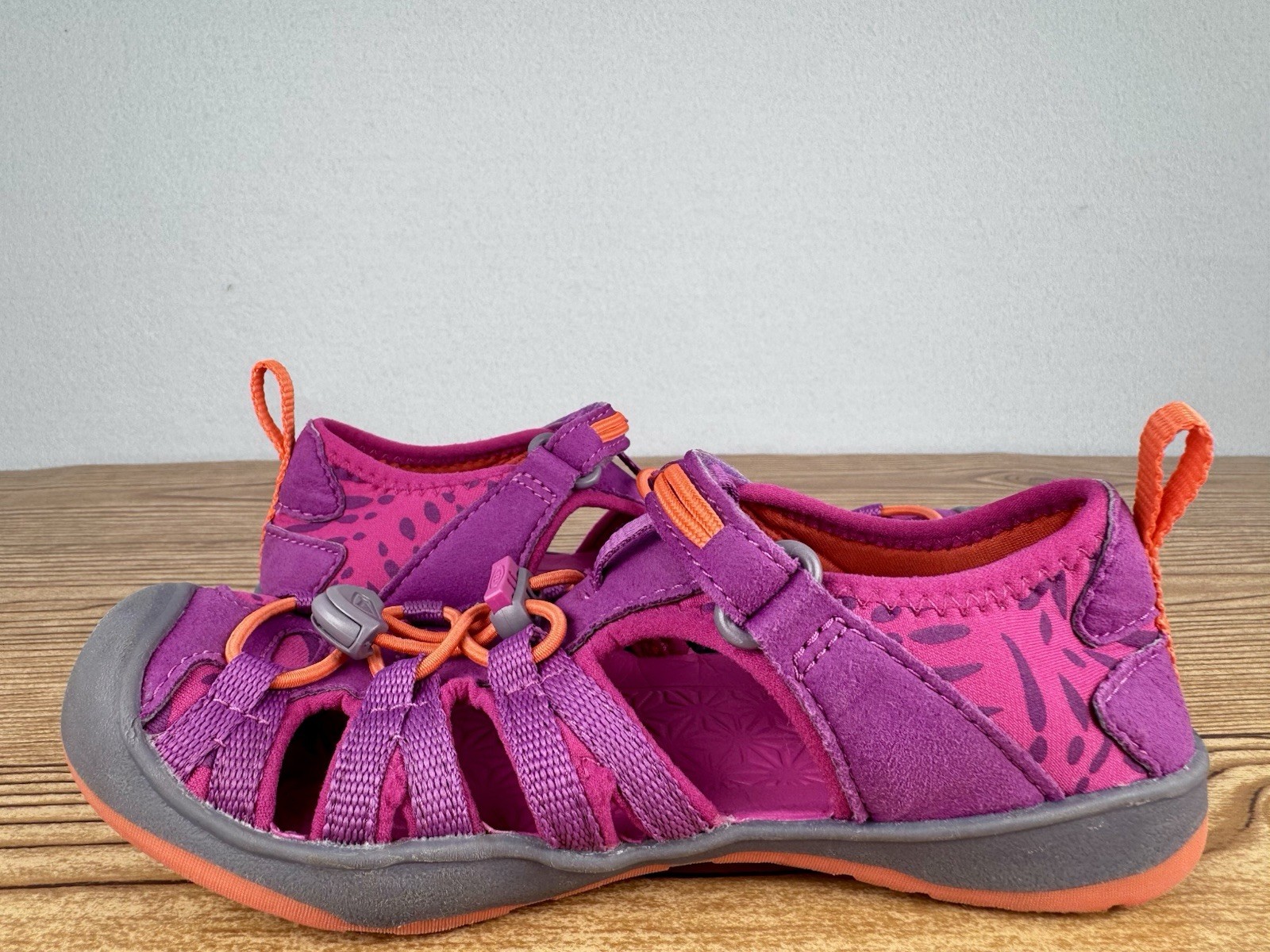 Sandali da trekking Keen Moxie rosa arancione bambina taglia US 12 outdoor