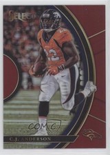 2017 Panini Select Concourse Maroon Prizm 65/99 CJ Anderson #56 0c2