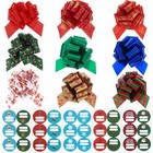 TOYMYTOY 9PCS Weihnachtsgeschenke Bögen mit 90PCS Aufklebern Pull Bows