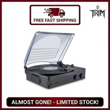 Vinyl Record Player Bluetooth Turntable with 3 Speeds Built-in Stereo Speaker...