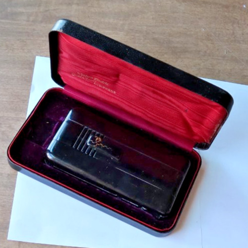 Vintage Western Electric Audiphone Radio Transistor & Case Ortho-Tronic #125 USA