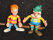 Jack In The Box Imperial Figures 3" Bendable VTG 1970s Hong Kong Lot of 2