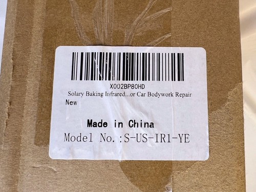 Solary 1000W 110V Handheld Infrared Paint Dryer Curing Lamp IR1 NEW! - Picture 4 of 4