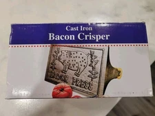 HIC Harold Import Co. 43202 Rectangular Bacon Press and Steak Weight,