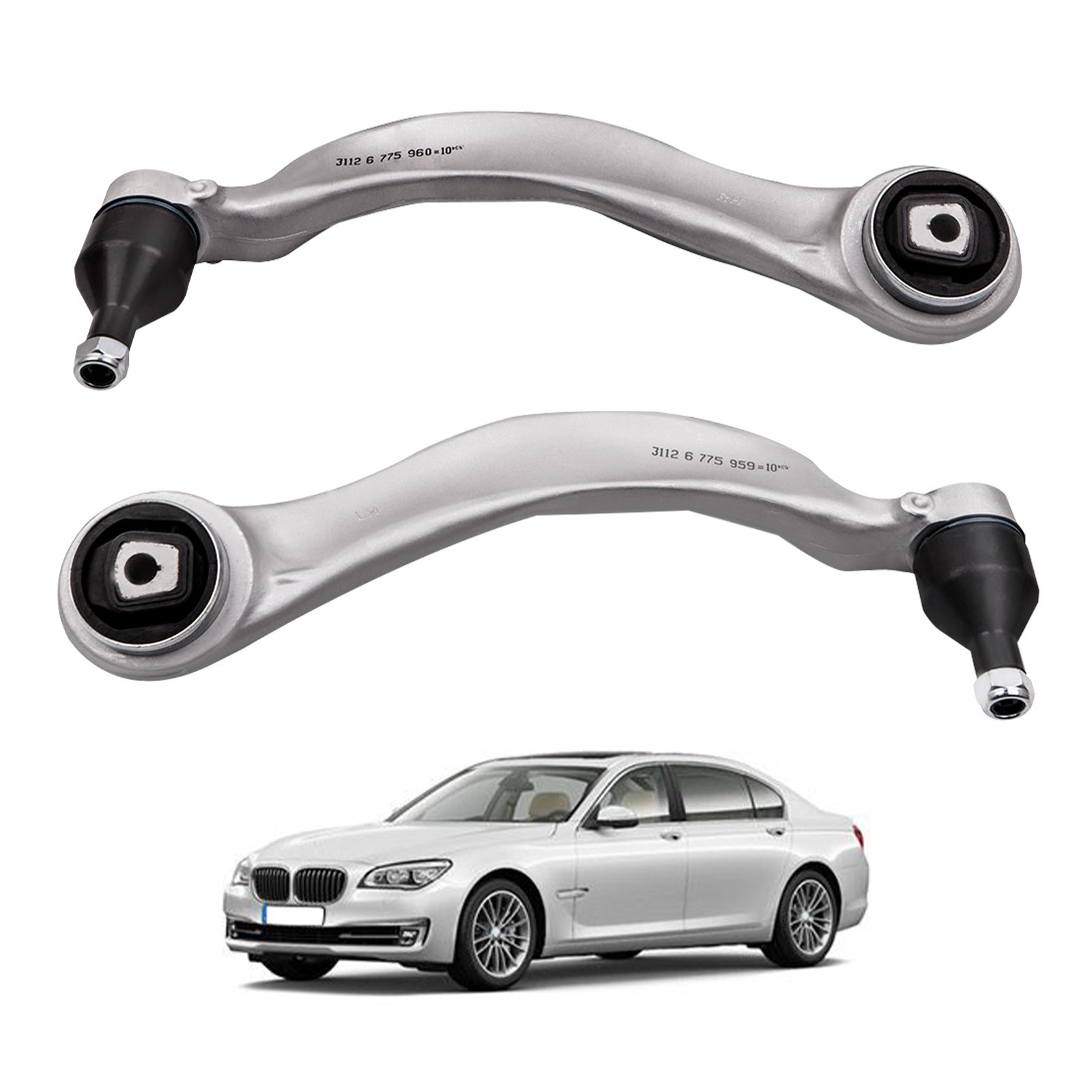 Pair Front Lower Forward Control Arm for Rolls-Royce Dawn Wraith Ghost 2010-2018