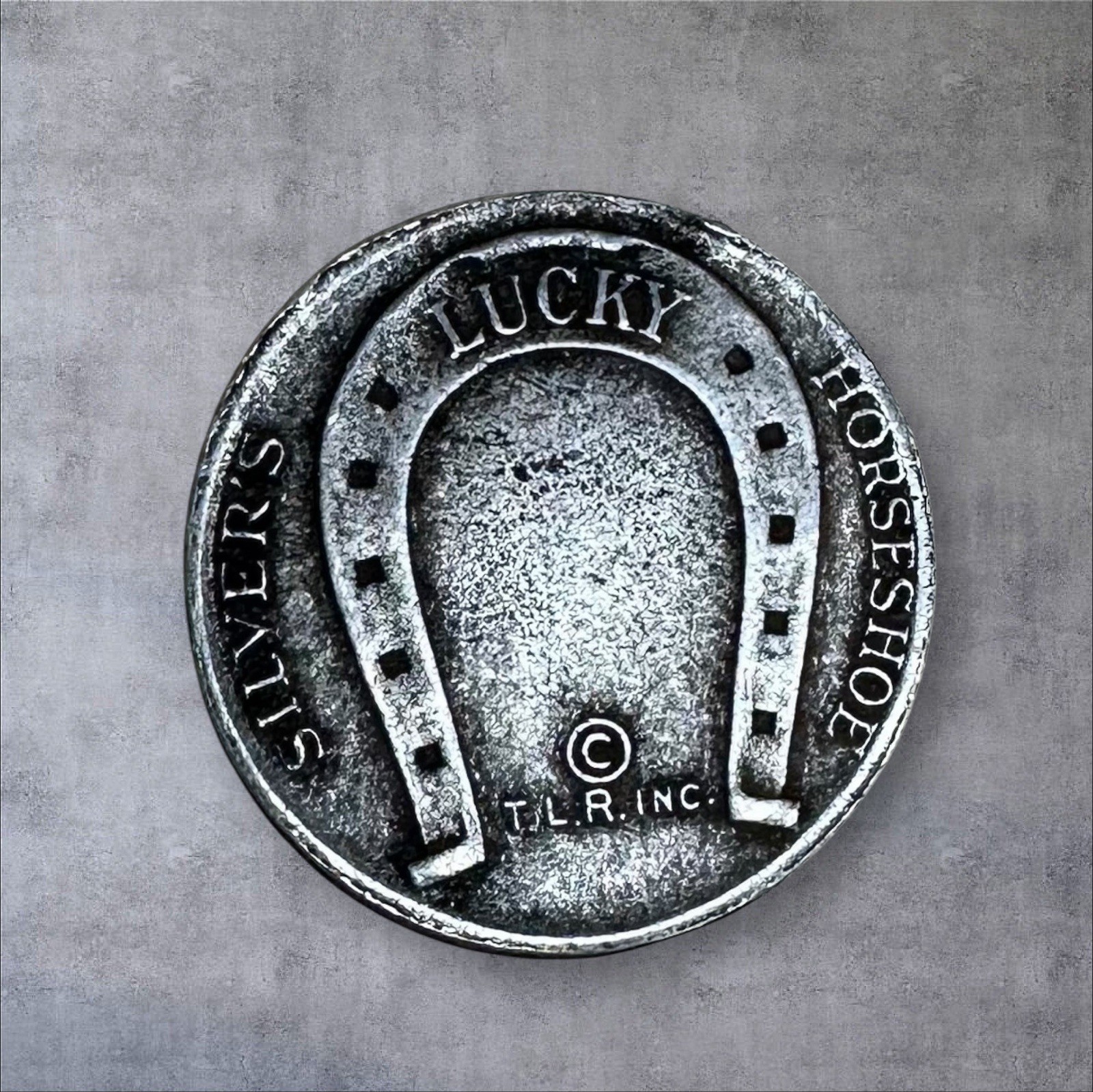 ** Vintage **  Hi-Yo Silver!  Lone Ranger Cowboy silver-colored Token