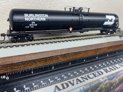 #ad BN MODERN BURLINGTON NORTHERN TANK CAR 62ft DETAILED HO SCALE NEW $76.95