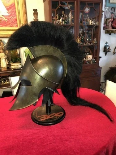 Authentic Movie Frank Miller “300” King Leonidas Spartan Helmets Ancient replica - image 4 of 4