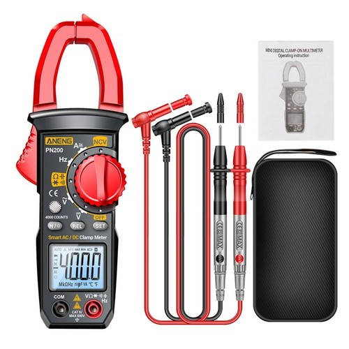 PN200 Digitale Strommesszange DC/AC 600A Strom 4000 Counts Multimeter Ampe7511