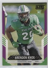 2021 Score Rookies Purple Brenden Knox #366 c4h