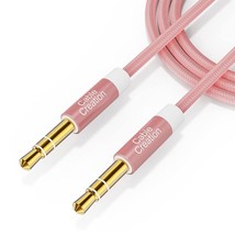 LOT OF 21 CABLECREATION CC0358 3.5mm MALE-TO-MALE 3' AUXILLARY CABLES