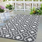 Outdoor Rug Weather Resistant Reversible Indoor/Outdoor Carpet for Patio RV Deck