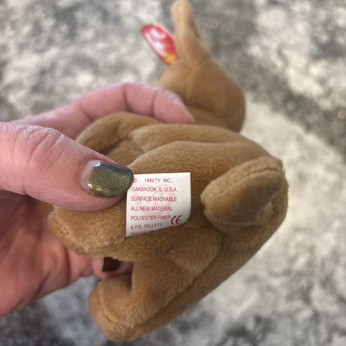 Ty Beanie Baby TINY der Hund Plüschtier/Etiketten - Bild 8 von 8