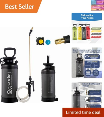 #ad #ad Adjustable Pressure Concrete Sprayer 2 Gallon Capacity for Chemical Diversity $197.59
