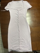 Women’s Button-up Dress Very Light Purple Size XS Guess