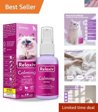 Natural Calming Spray for Cats, 1.7 oz - Reduces Stress From Fireworks Travel