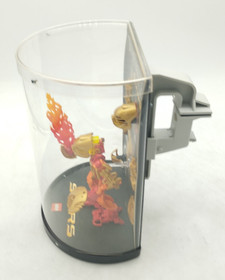 LEGO Display Display Case Showcase Bionicle 7116 Tahu Store Merch Golden Armor Tube