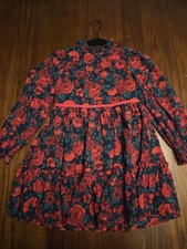 Girls Janie And Jack Holiday Dress Flowers NWT