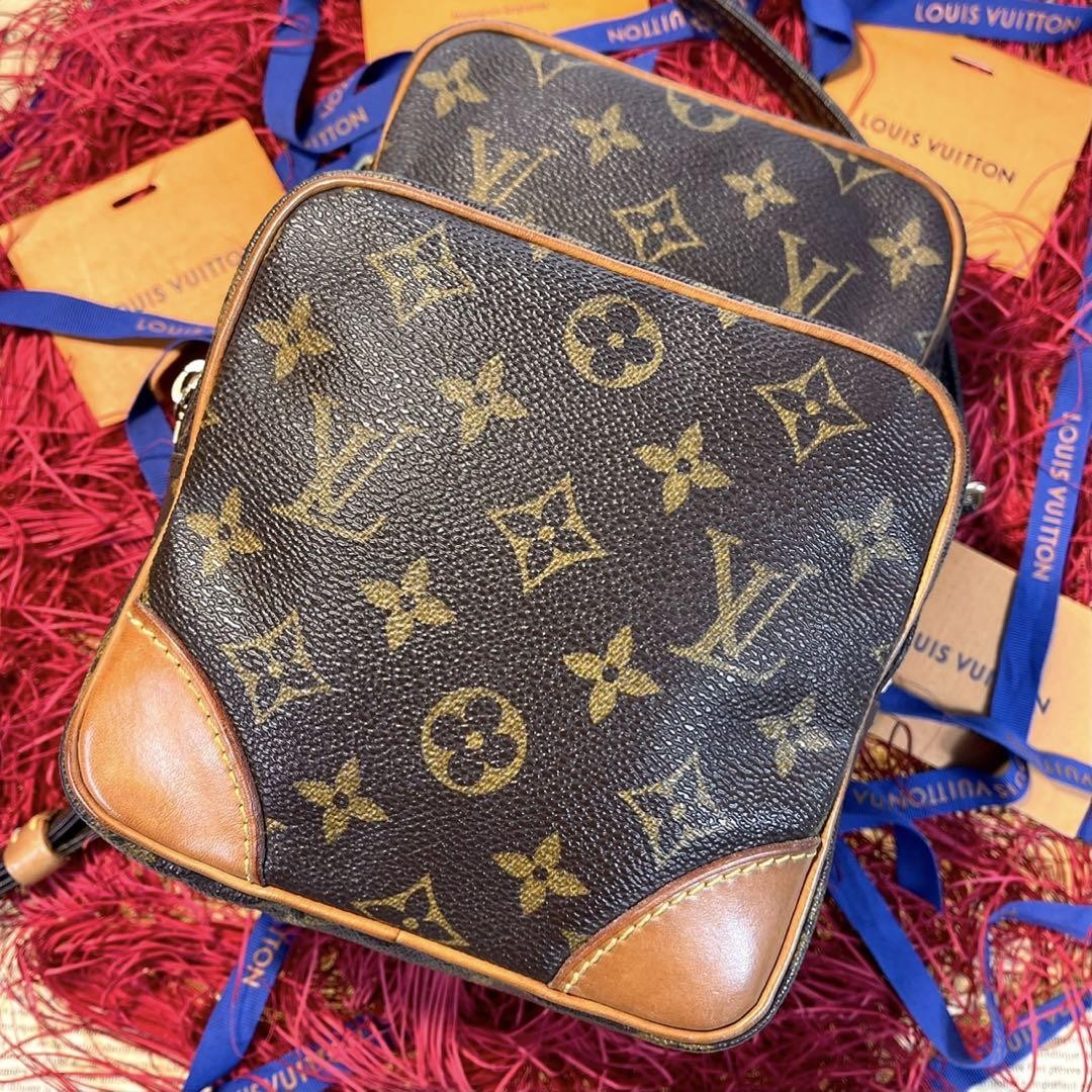 Louis Vuitton Monogram Amazon Shoulder Bag Vintage Designer Crossbody Purse