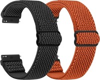 Uhrenarmband Elastisch 16-24Mm Nylon Loop Verstellbar Atmungsaktiv Sport Herren
