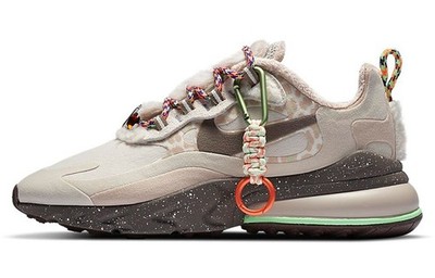 Nike Air Max 270 React Light Wood Brown Women's - DC3277-181 Size