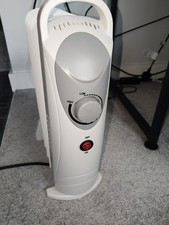 800w Mini Electric Oil Filled Heater Radiator with Adjustable Temp Thermostat