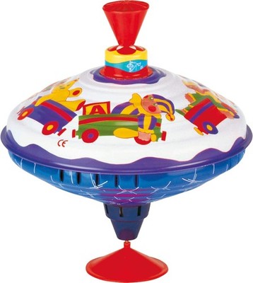 Bolz Playbox Music Spinning Top Toy for Children, The Funny Buzzing Hum Gets Lou