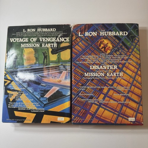 Vintage MISSION EARTH L Ron Hubbard Complete Set Vols 1 - 10 Hardcover Book Lot - Picture 14 of 17