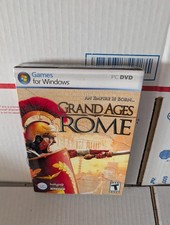 Grand Ages Rome PC DVD Game vtg PC game new rare #1j