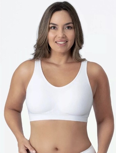 Reggiseno Shaper Truekind Daily Comfort Wireless ~ Bianco Grande con Prolunga Nuovo